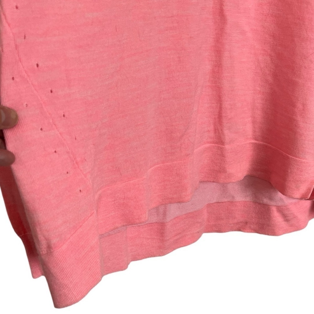 J. Crew hot pink wool blend sweater NWOT size L B-3 - Picture 3 of 8
